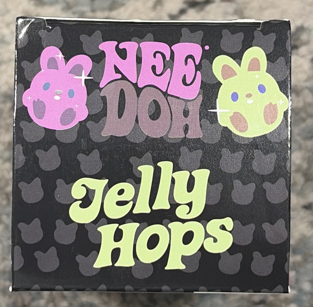 NeeDoh JellyHops Yellow Glitter Bunny Squish N Sniff Scented Squish Easter Bunny