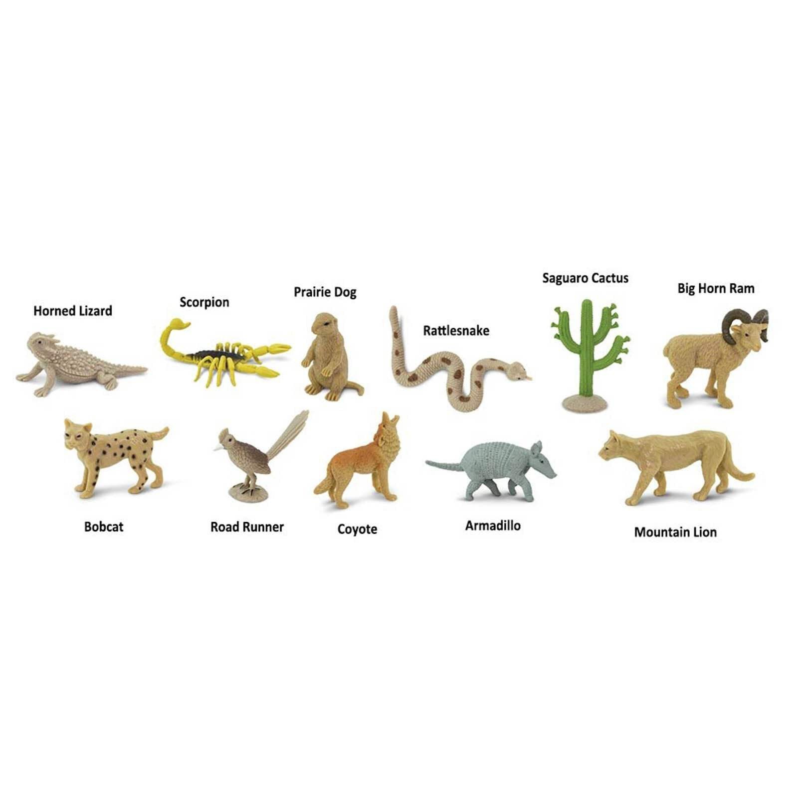 Desert Toob Mini Figures Safari Ltd 682504 NEW Toys Animals Kids