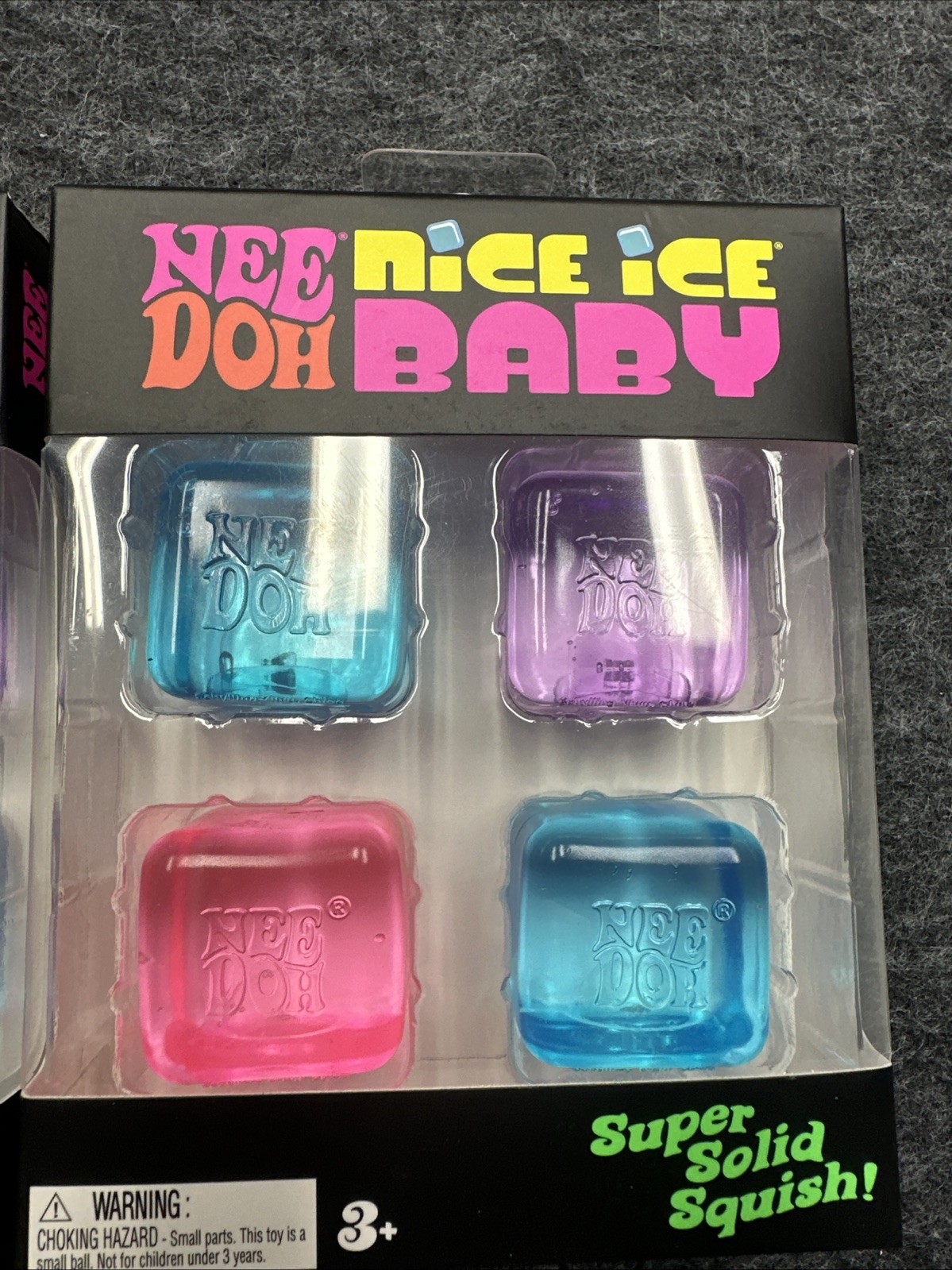 2 X Schylling NEEDOH NICE ICE BABY 4-Pack (Mini Nice Cubes) ~NEW & AUTHENTIC