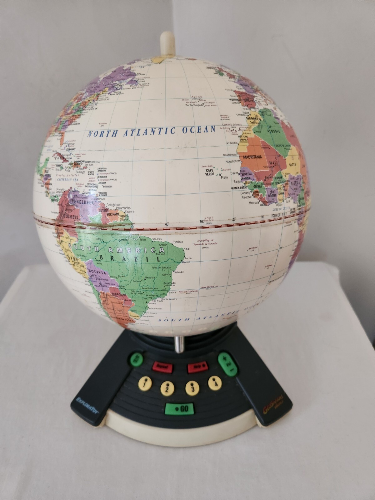 Geosafari World ExploraToy Talking Globe Geography Trivia Game Parts Repair