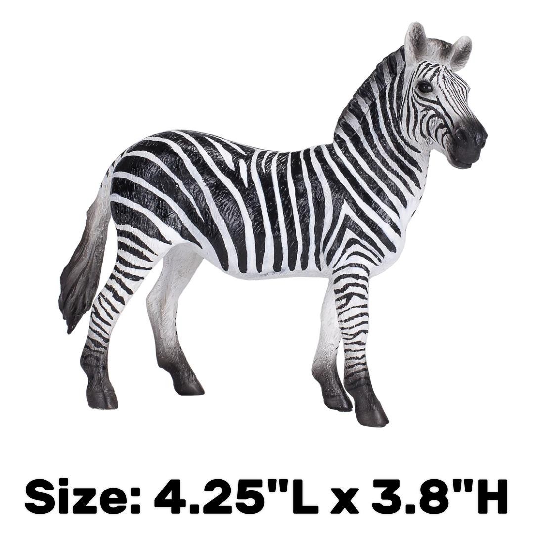 Mojo Zebra Mare Figurine Collectible Wild Animal Toy Figure Model 387393 NEW
