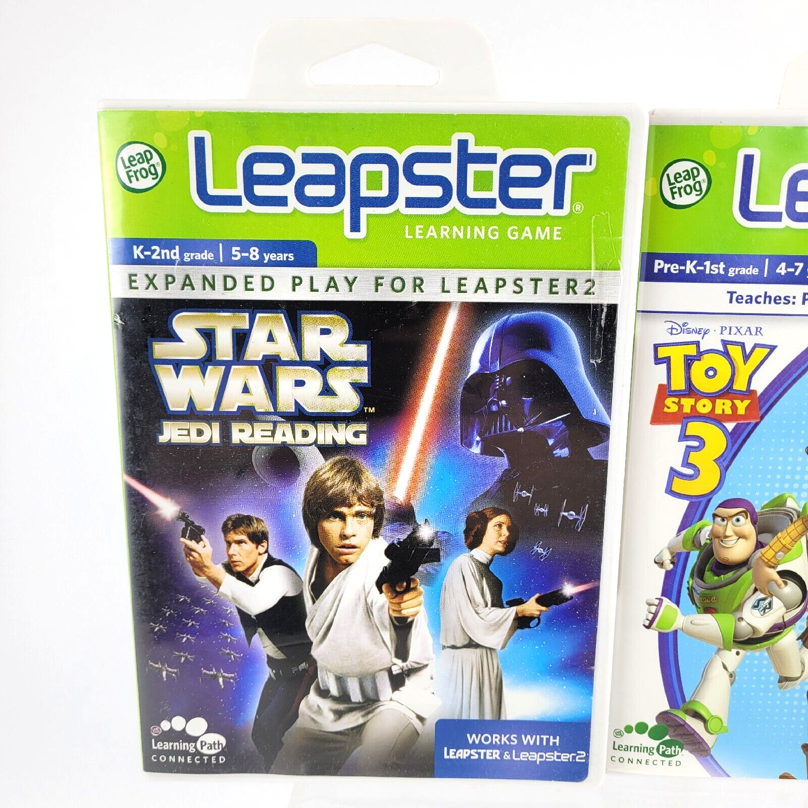 Lot of (10) Leapster Learning Games Cartridges & Cases Fun Educational Games