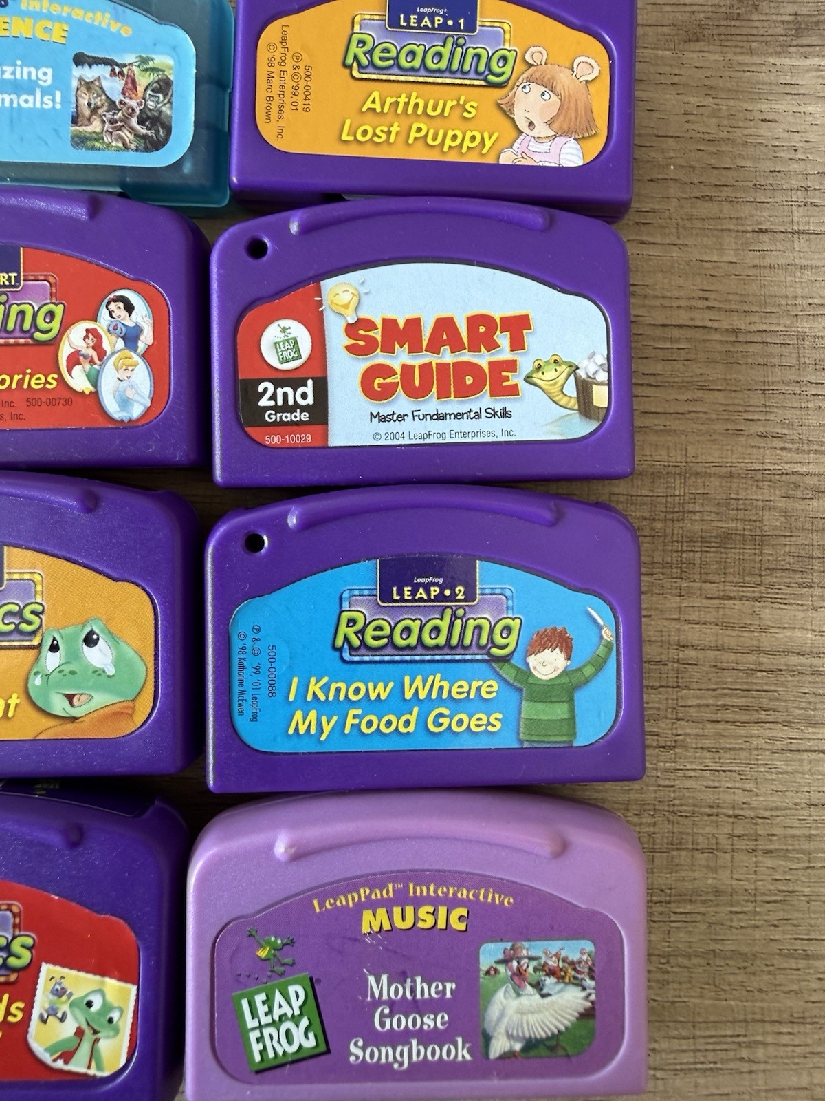 LeapFrog LeapPad Lot of 16 Learning Cartridges/Phonics Age 4-7