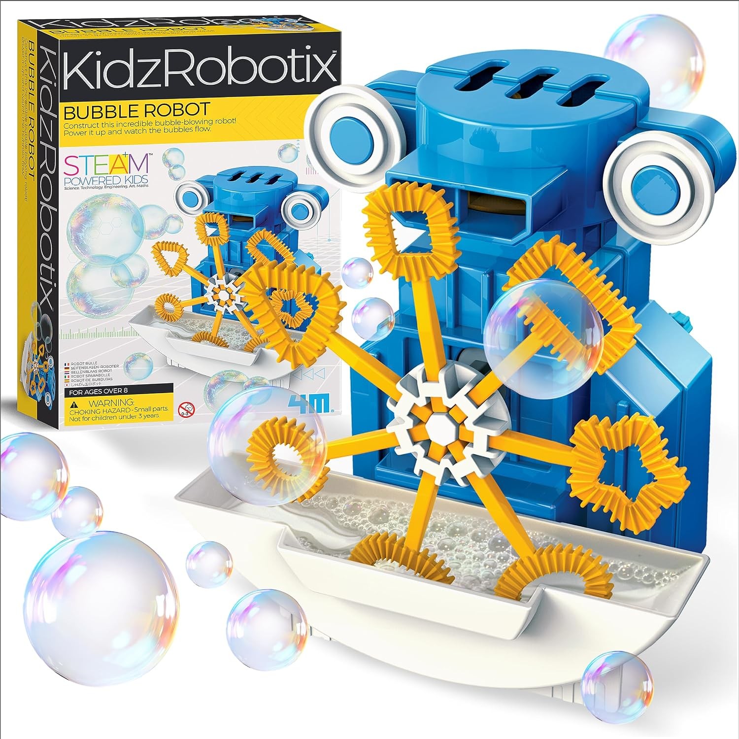 4M KidzRobotix BUBBLE ROBOT Steam Powered Kids 8+ NEW
