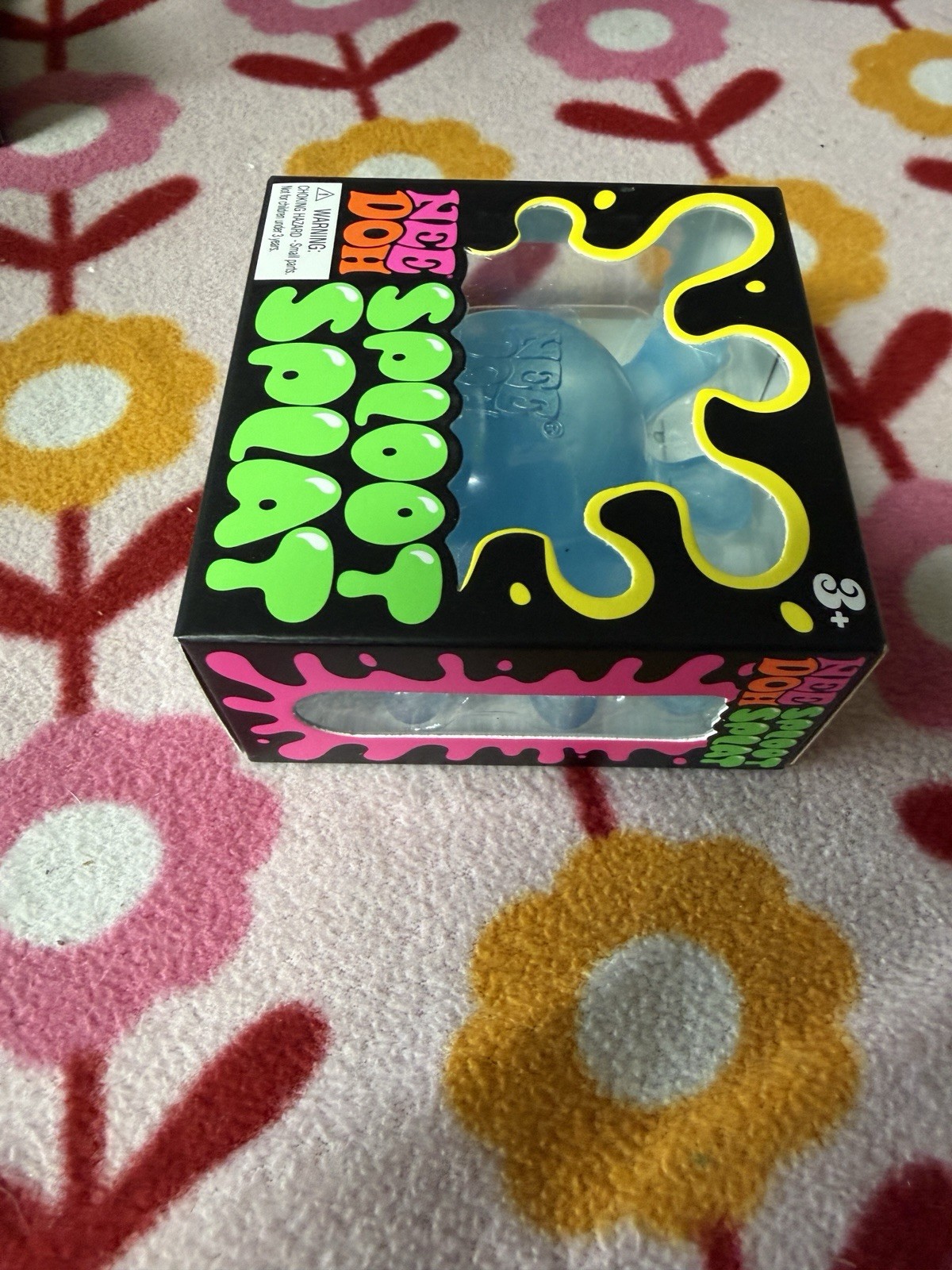 Blue NeeDoh 💙 SPLOOT SPLAT Nee Doh Splatter Fidget Squishy 🚚Free Delivery