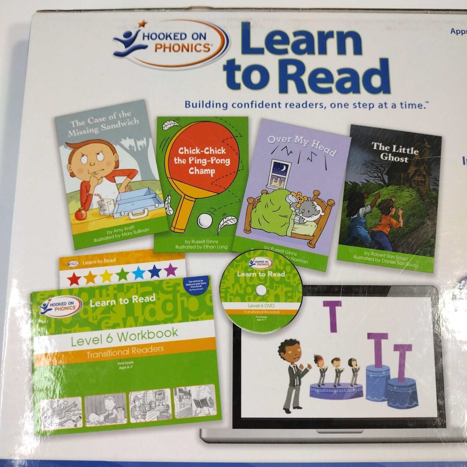 Hooked On Phonics 1st Grade Level 6 Transitional Readers Ages 6-7 COMPLETE 2017
