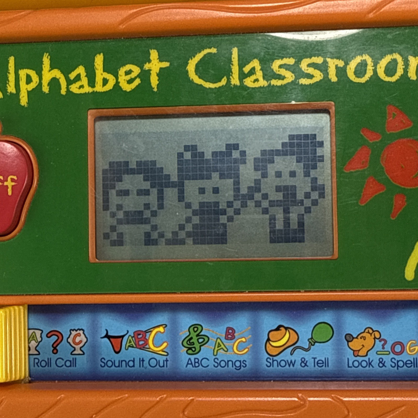 RARE Vtg VTech Interactive Alphabet Classroom Learning Toy Yellow – WORKS!