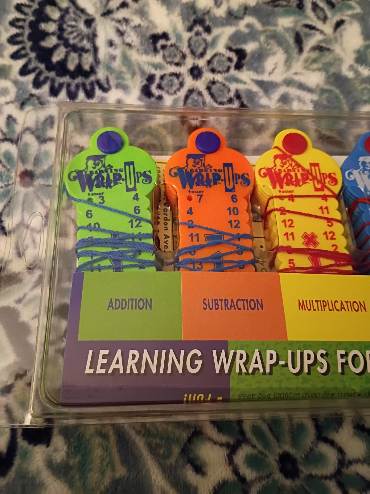“Learning Wrap-Ups for Basic Math Facts” Complete New In Clear Wrap Set Of Five