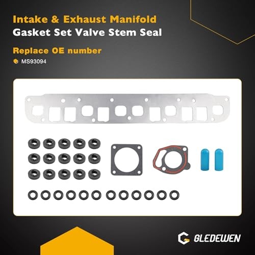 Engine Cylinder Headgasket Set with Valve Cover Gasket, Compatible with