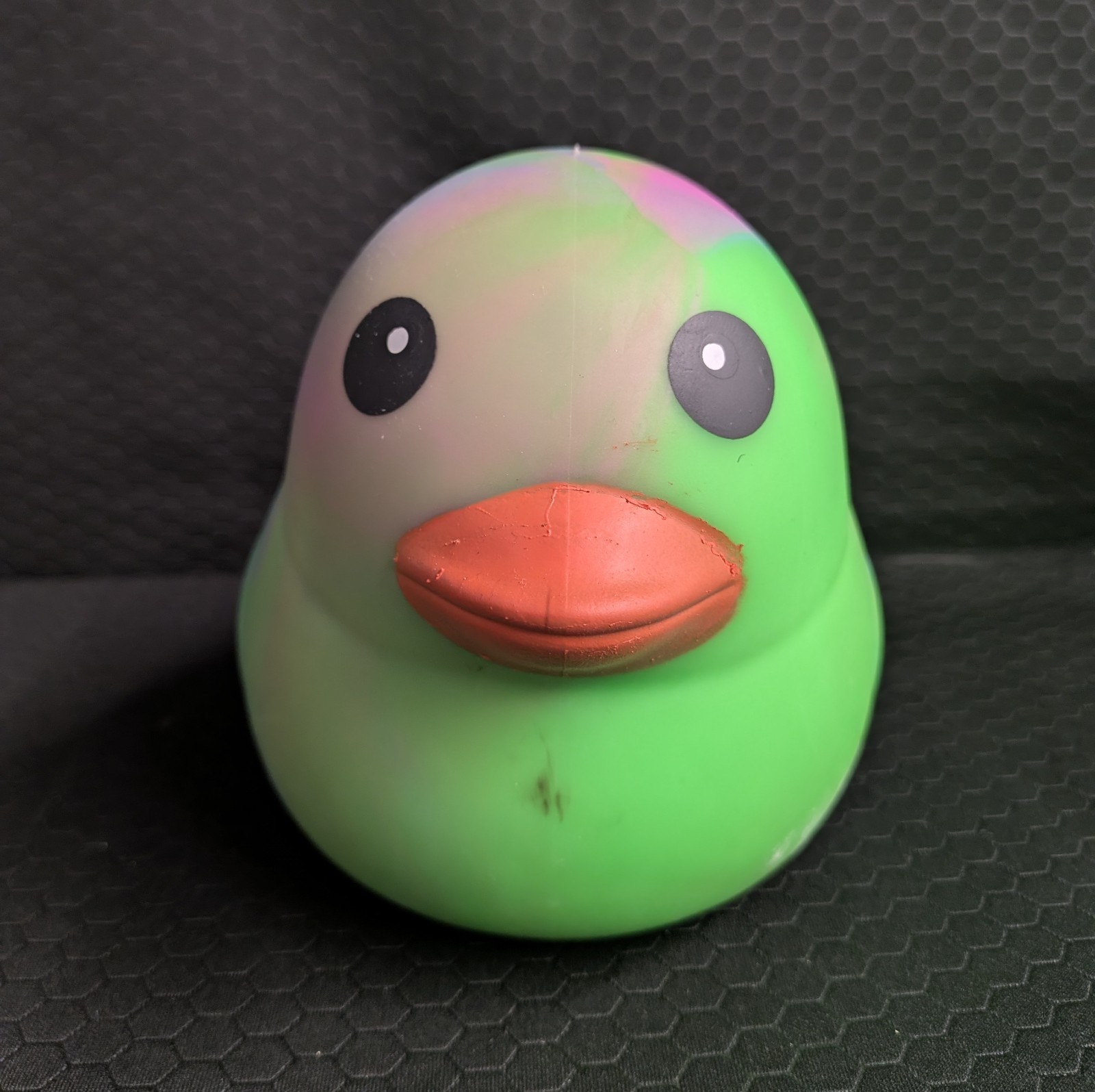 Jumbo Squeeezy Duck XL Pink Purple Green Blue Tie Dye Squishy Sensory Fidget NWT