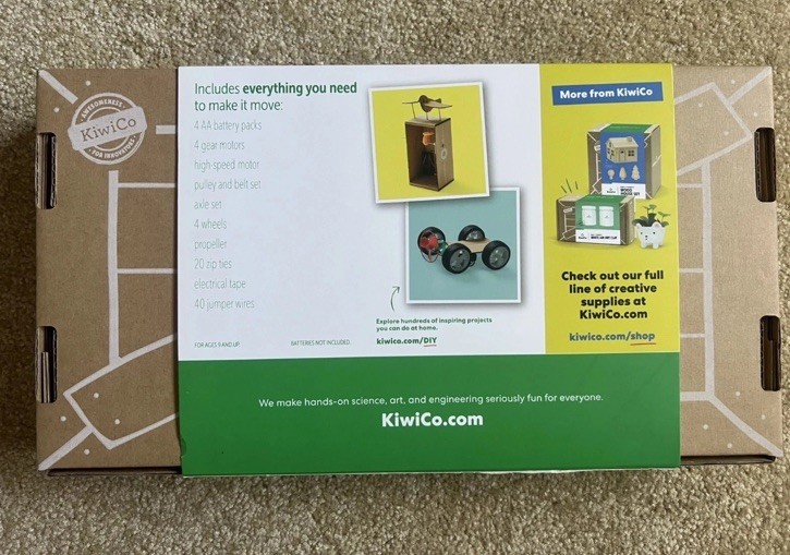 Kiwico Make It Yourself! Make-it-Move Electronics Kit- Ages 9+ Open Box