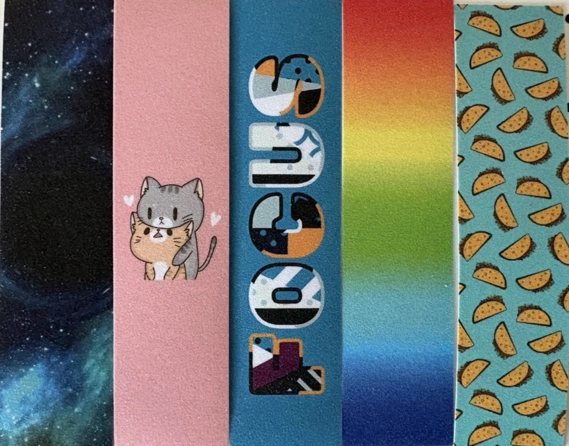 Calming Textured Strips Adhesives Calm Sensory Stickers Set Of 10-2 of each