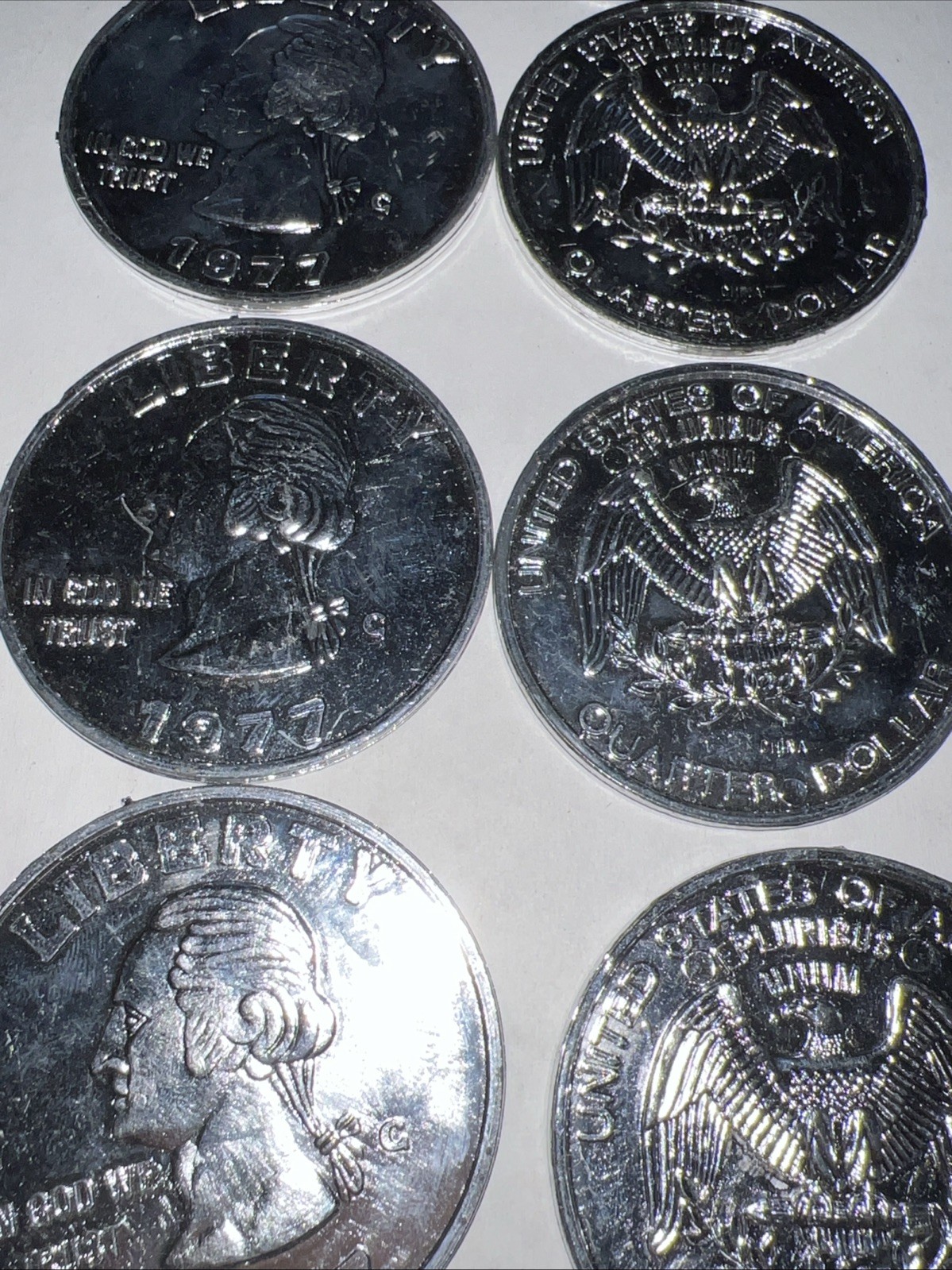 Manipulatives For Math. Play Coins – Oversized – Front And Back-31 Pieces