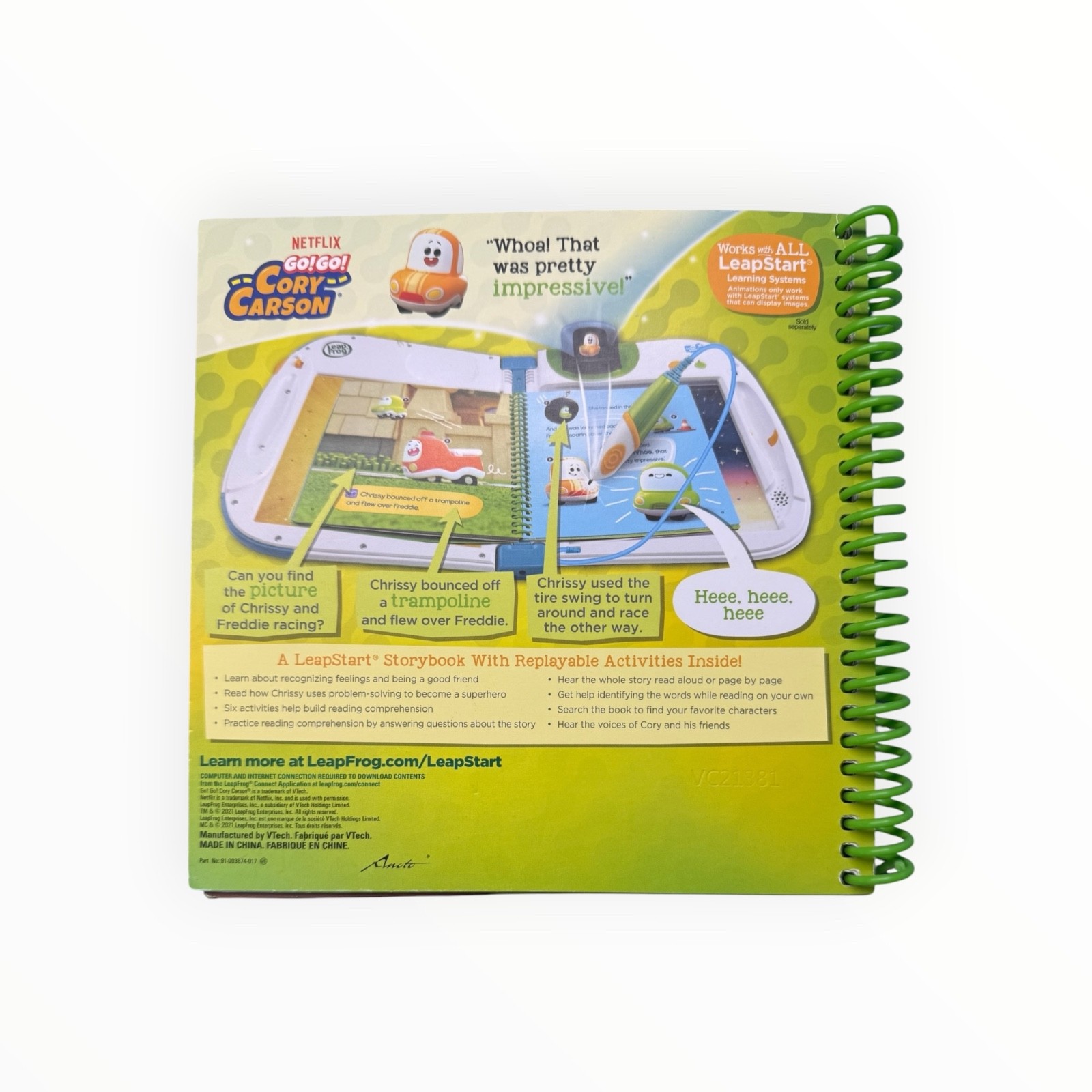Leap Frog Leap Start Book Superhero School Storybook Level 1 Preschool