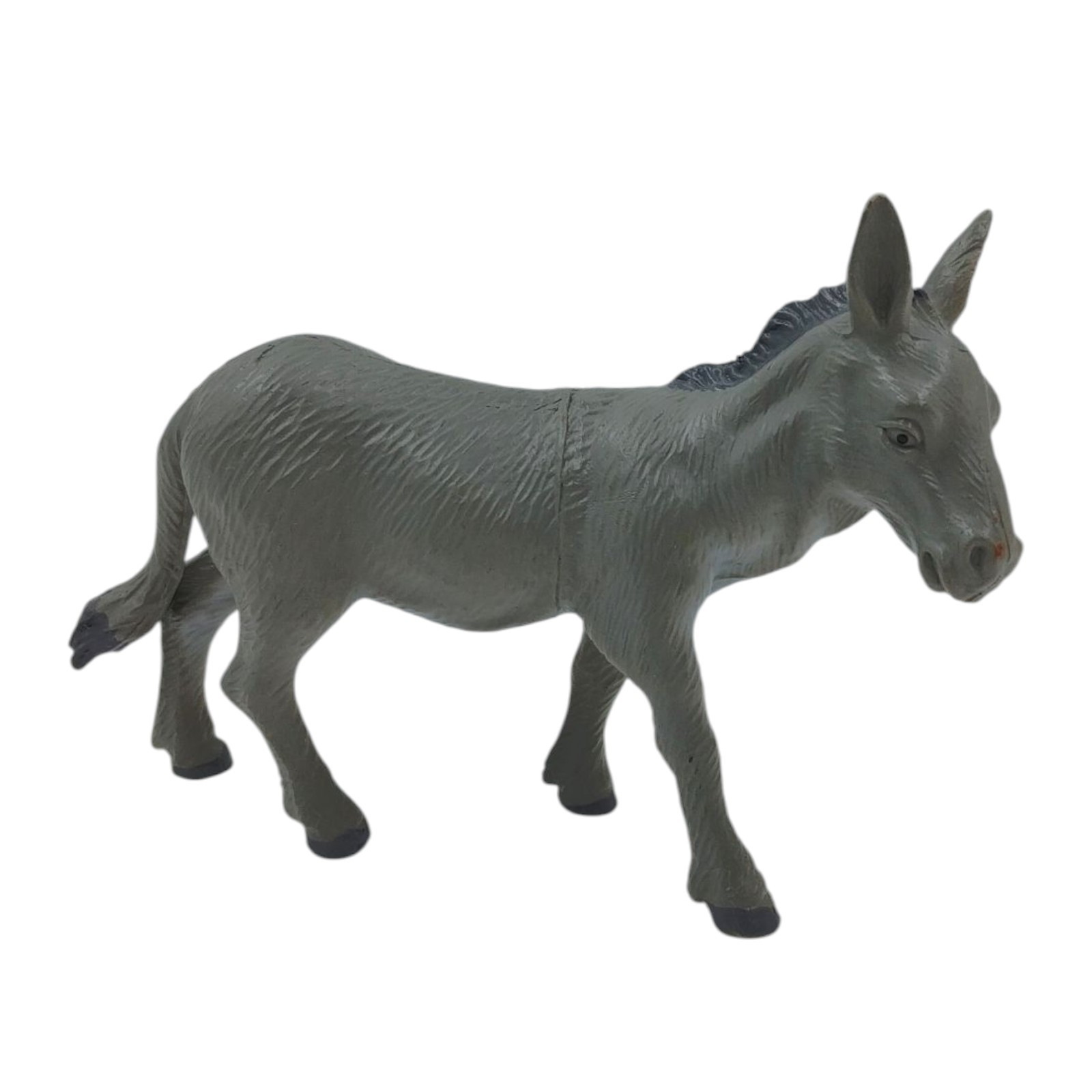 Toy Major Realistic Gray Donkey Figure Burro Farm Ranch Country Plastic 1999