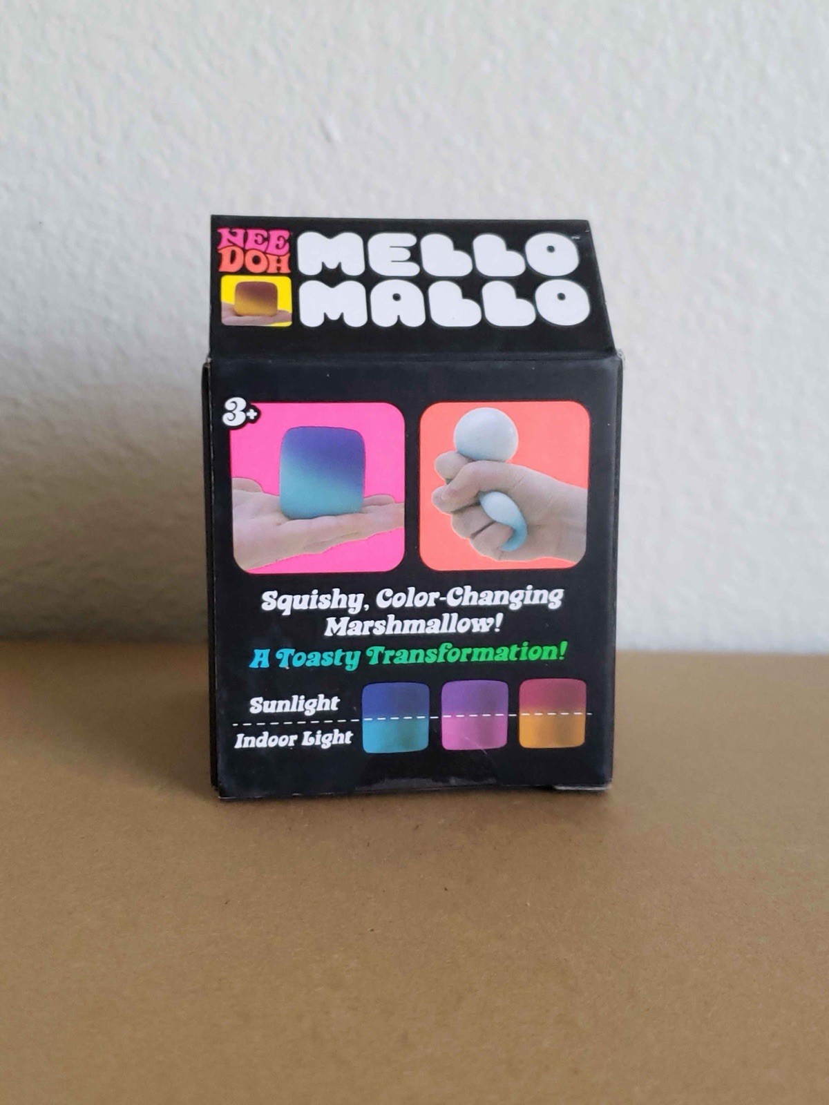 PINK NeeDoh Mello Mallo Color Change Squishy Squeeze Sensory Toy NEW