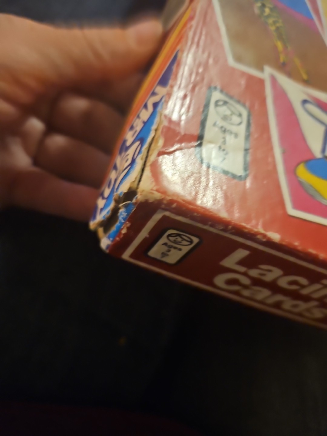Vintage 1980s Mr. Toy Lacing Cards with 6 Cards for Ages 3 to 7 Complete
