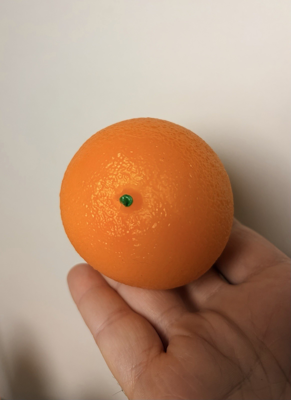 Squishy Toy Orange Fruit Novelty Round Squeeze Ball