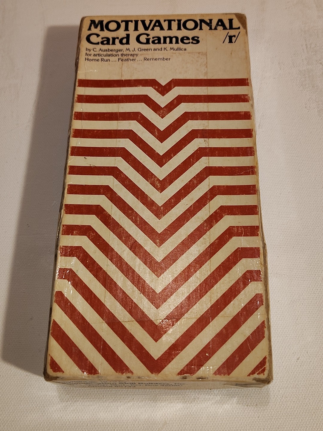 Rare Vintage 1979 Speech Articulation Therapy R Sounds Motivational Card Games