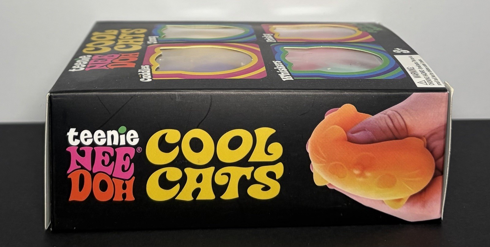 Schylling NeeDoh Teenie Cool Cats 4-Pack Kittens Stress Fidget Sensory Toy – New