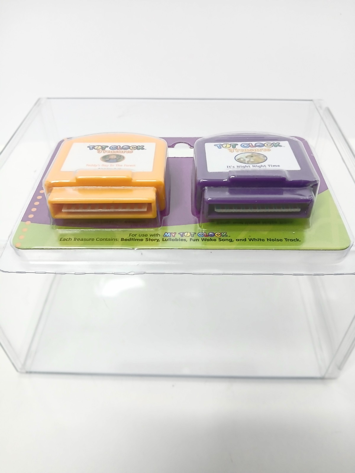 Set of 2 Tot Clock Treasure Story Cartridges 2 Pack Brand New