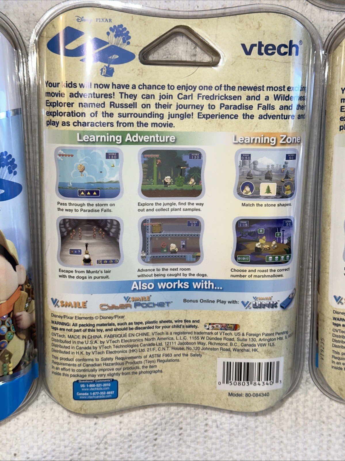 10x Vtech v-motion Disney Pixar Up 4-6 YEARS, V.smile,v.smile cyber pocket pc