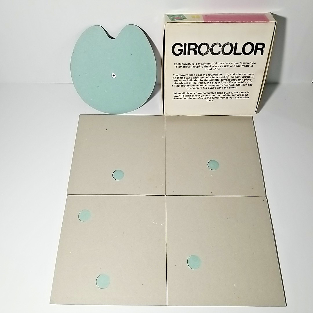 COMPLETE 1986 Discovery Toys GIROCOLOR #229 Color Recognition, Visual Perception