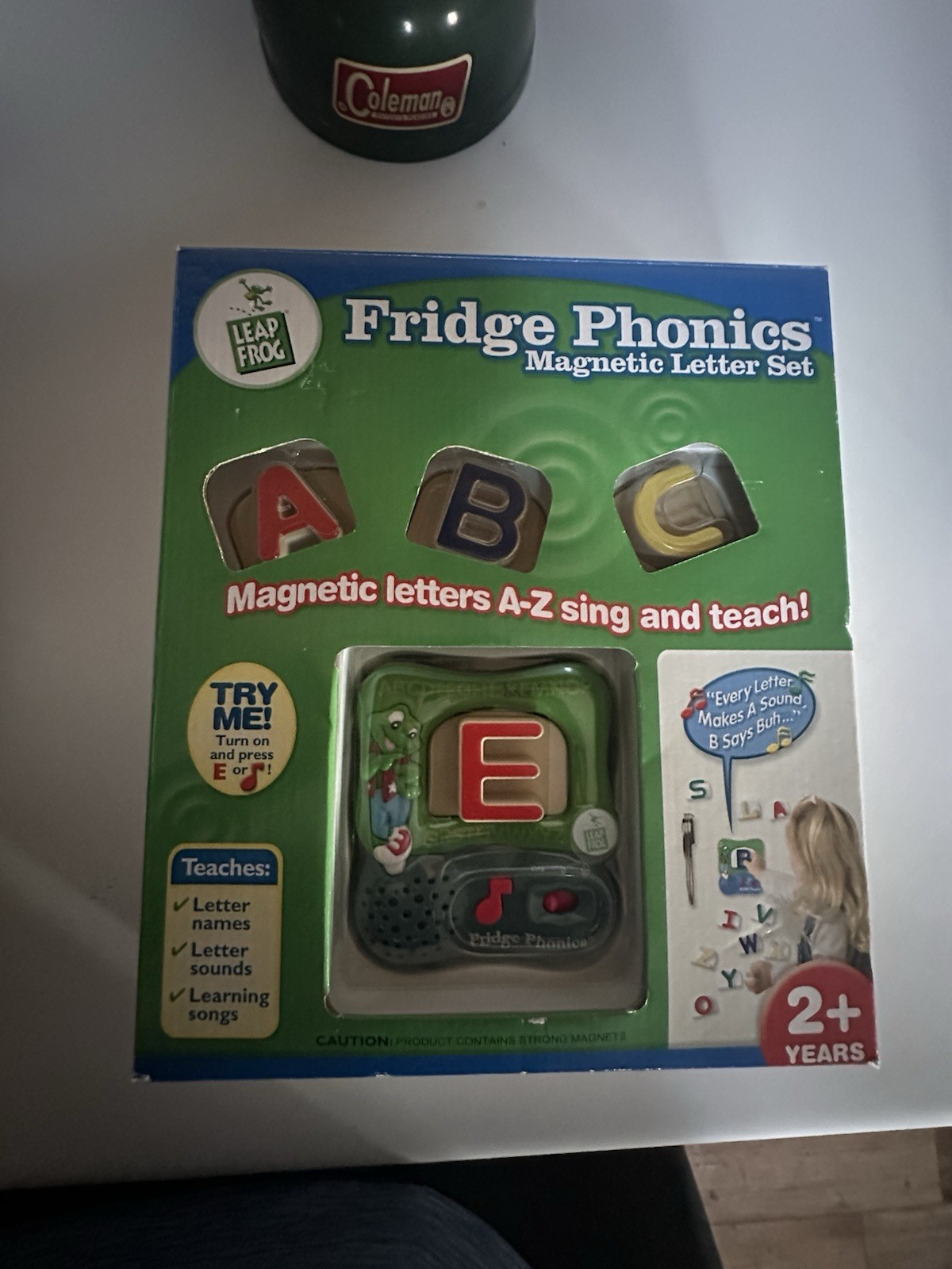 LeapFrog Fridge Magnetic Phonics Alphabet Letter Set Easy-Grip Complete 2003 NOB
