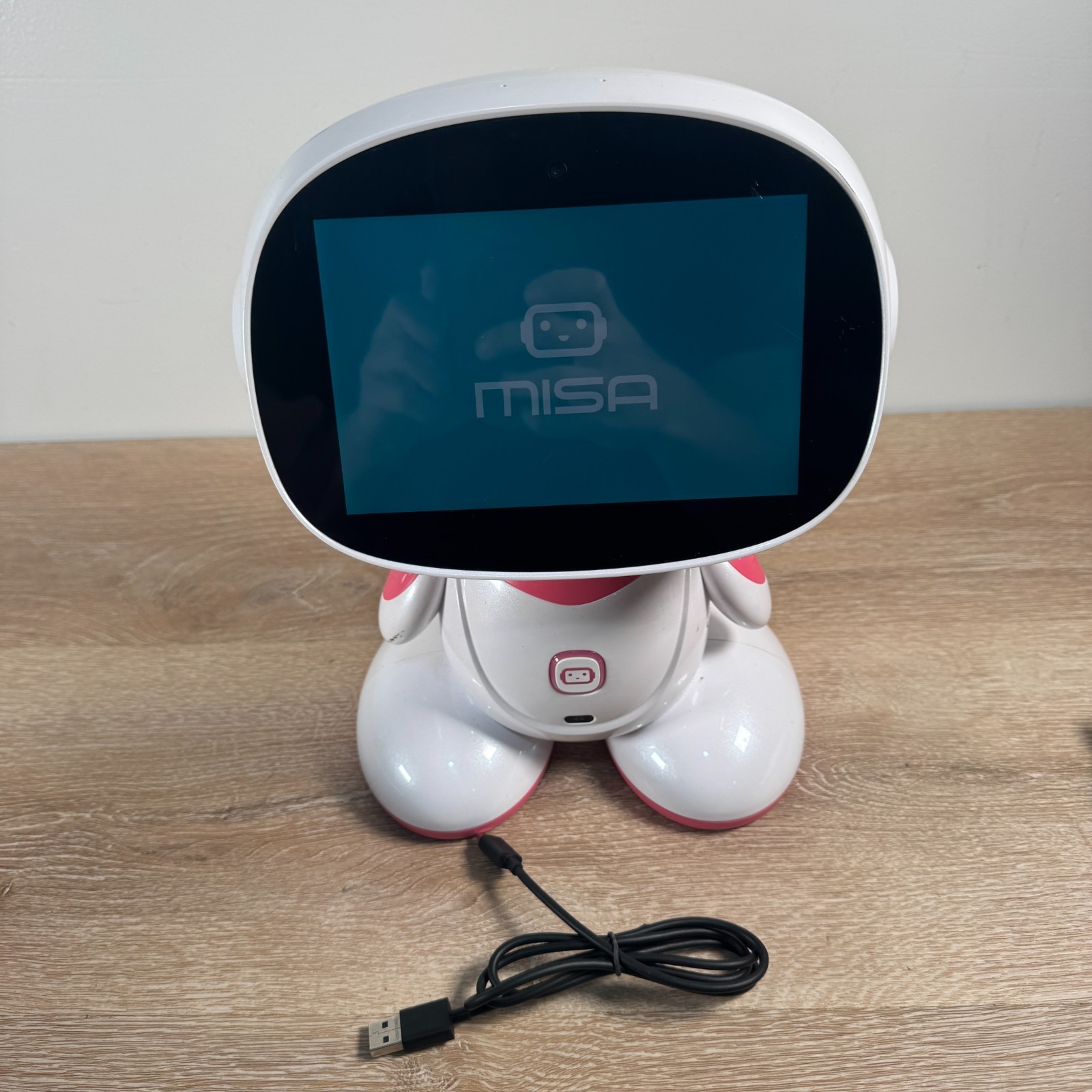Misa 2 Playful Learning STEM Programmable Robot, Voice-Activated AI Tutor PINK