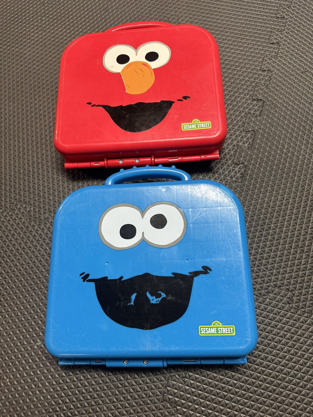 COMPLETE Sesame Street On The Go COOKIE MONSTER Numbers ELMO Letters Case Lot
