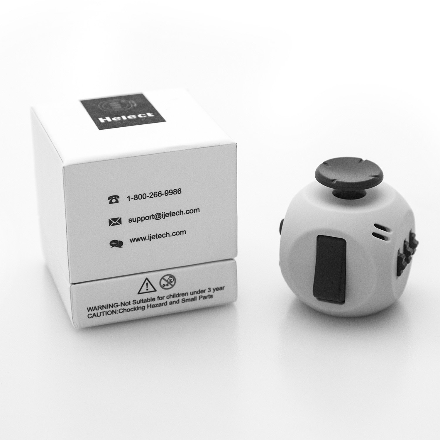 Helect Fidget Cube Toy Stress Anxiety Relief Focus Attention Work Puzzle Cube