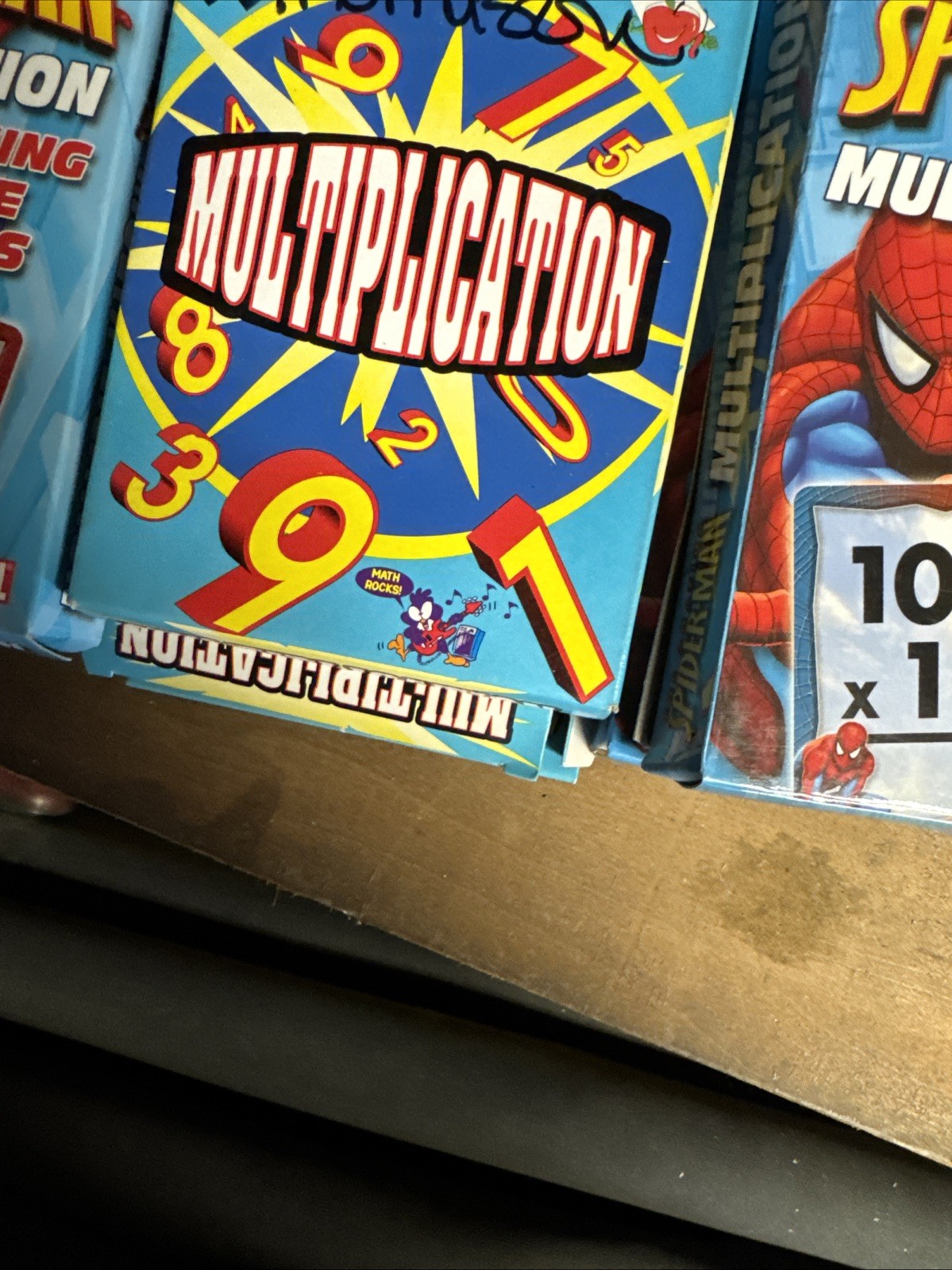 Marvel Spider-man Spider Sense Multiplication Learning Game Flash Cards (8 Pk)