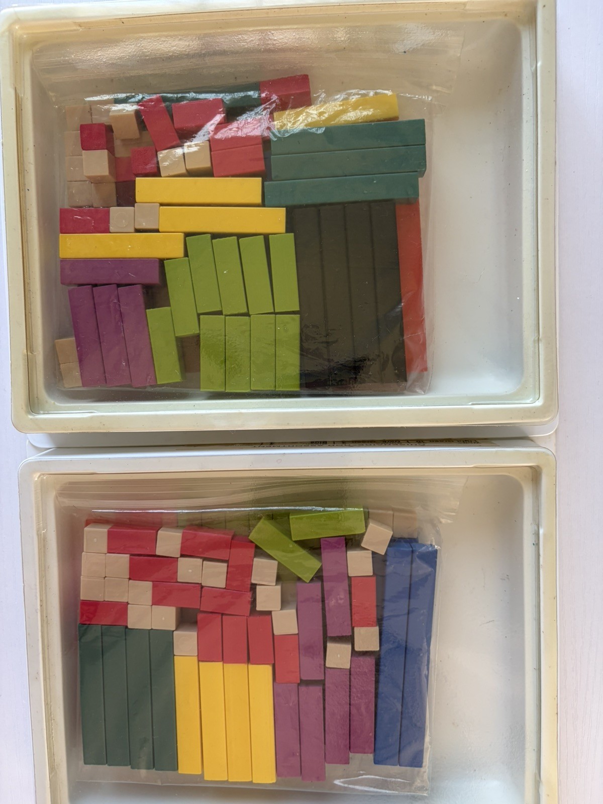Multicolor Cuisinaire Solid Rods Math Manipulatives
