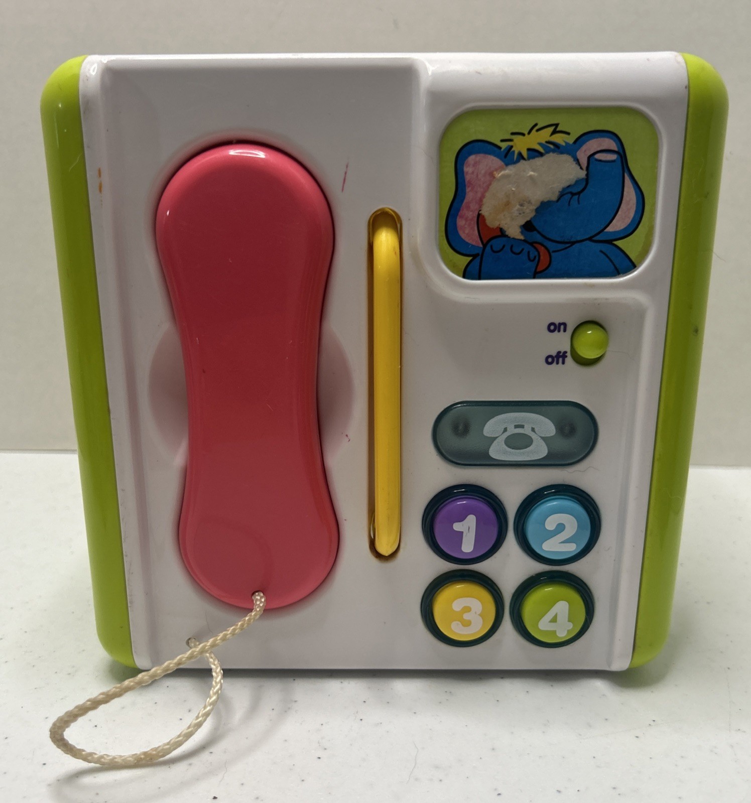 Red Box Electronic Activity Cube Shape Sorter Phone Telling Time Toddler Toy