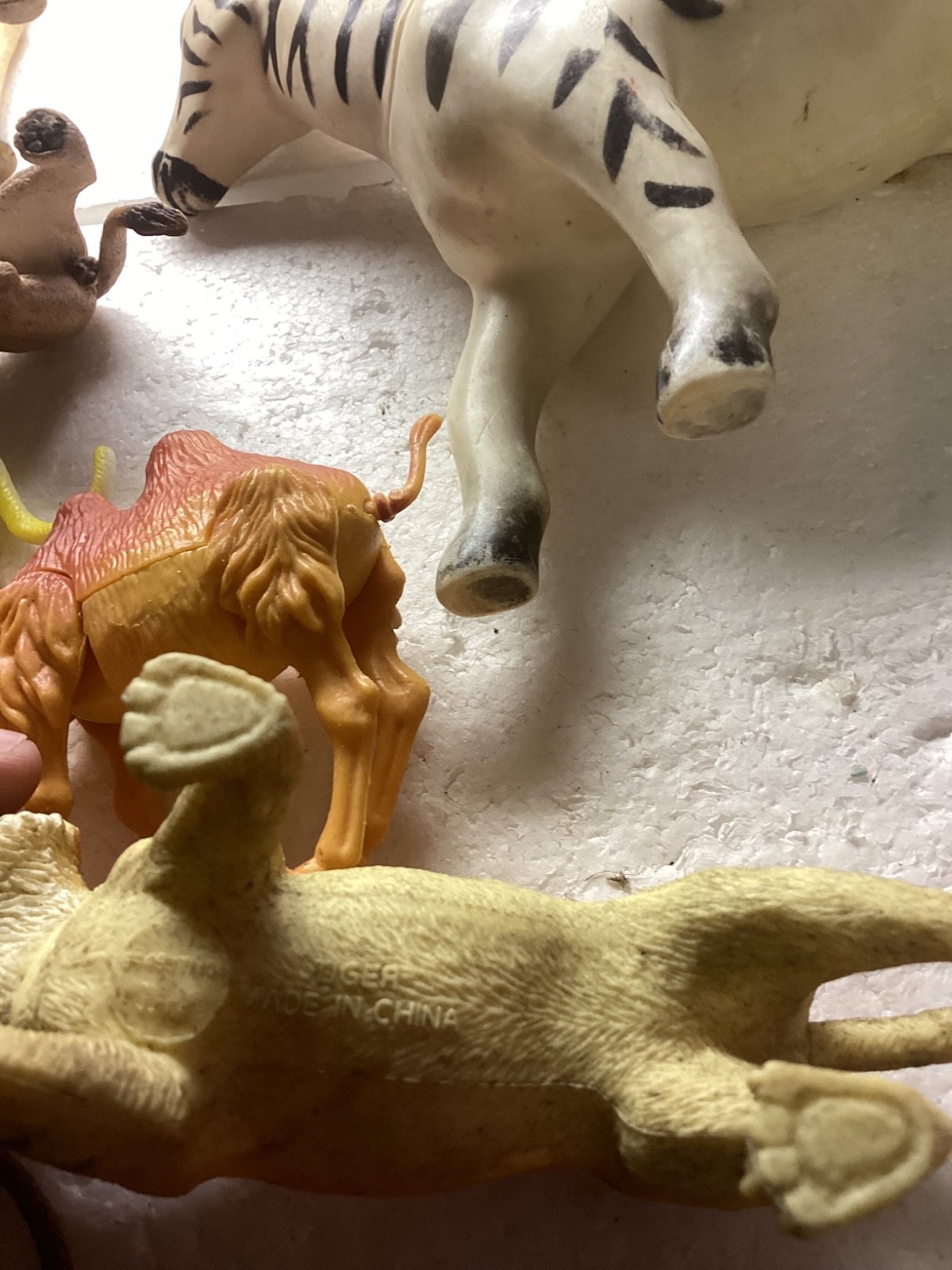 Vintage Mixed Plastic Safari Zoo Jungle Wild Animals Lot of 10.