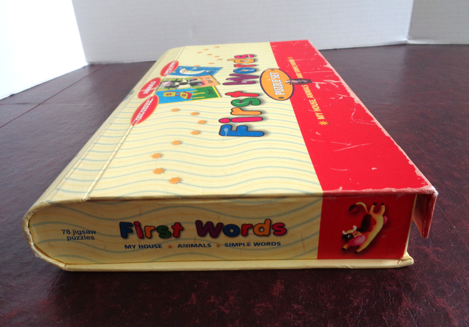 FIRST WORDS Puzzle Set~House-Animals-Simple Words Early Childhood Development