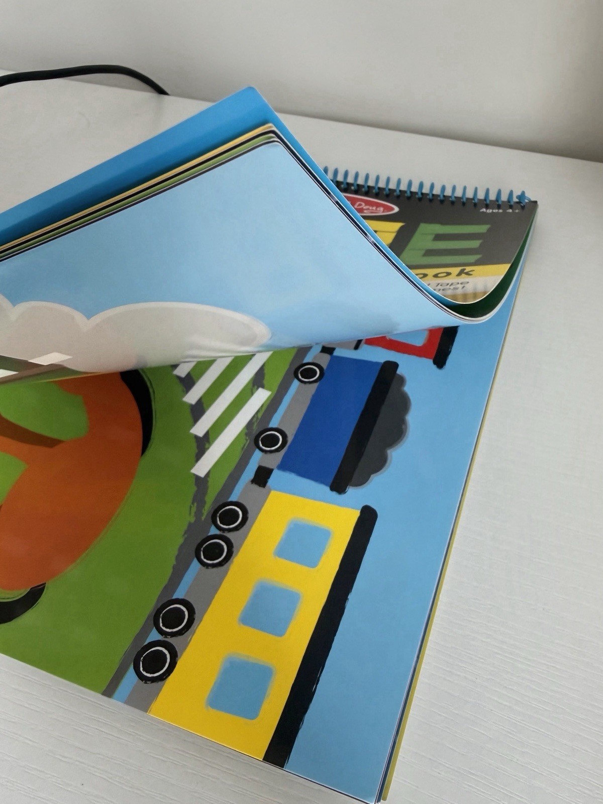 Melissa and Doug 6 Activity Learning Mats, Placemat, Double Sided ~w/bonus book