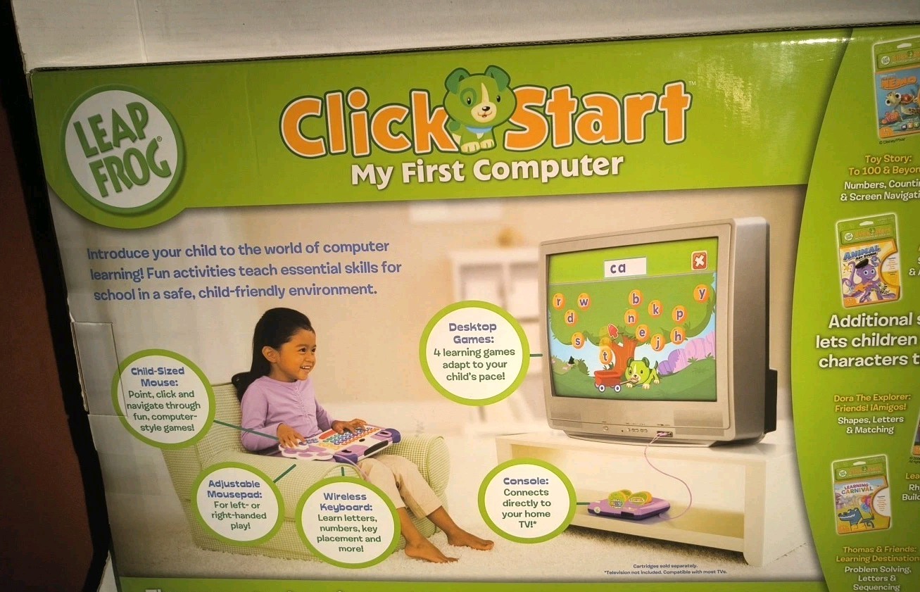 LeapFrog Clickstart My First Computer Wireless Keyboard NEW & SEALED Educational