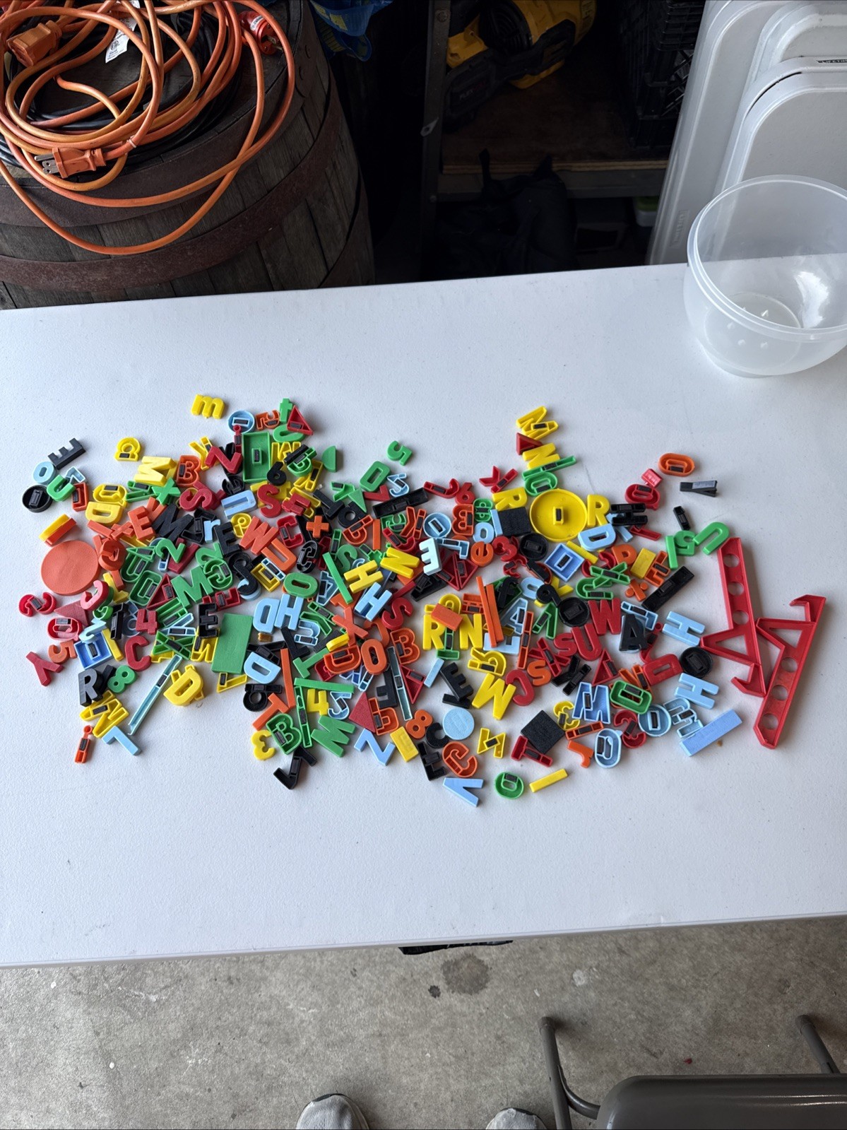 Magnetic Alphabet Letters Vintage & Modern – Fridge Magnets Mixed Lot Over 300+