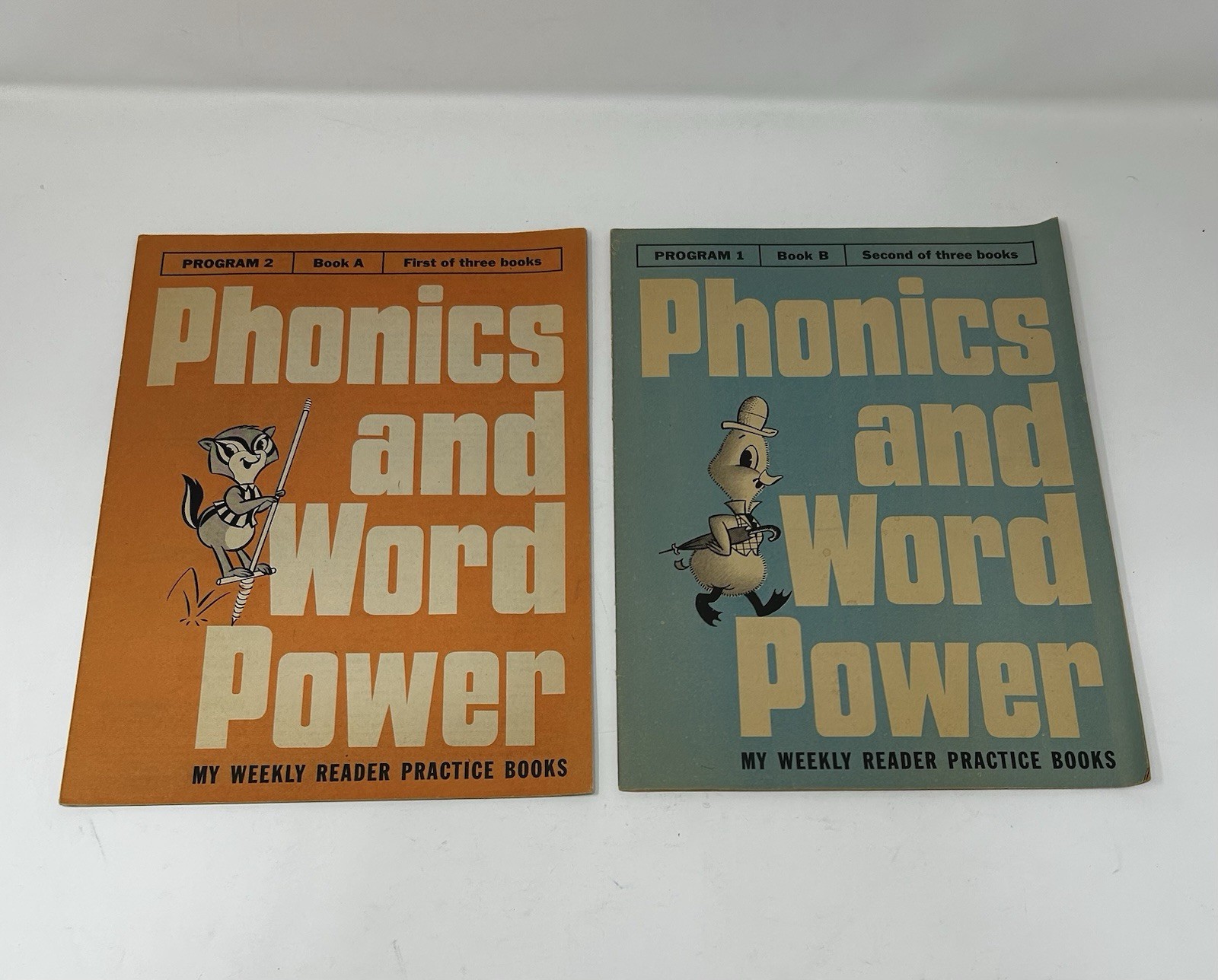 My Weekly Reader Phonics and Word Power (2 Books): Program 1B & 2A (1967–68)