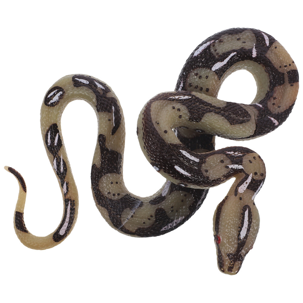 Fake Rattlesnake Python Model Big Realistic Snake Simulation Python Model Toy