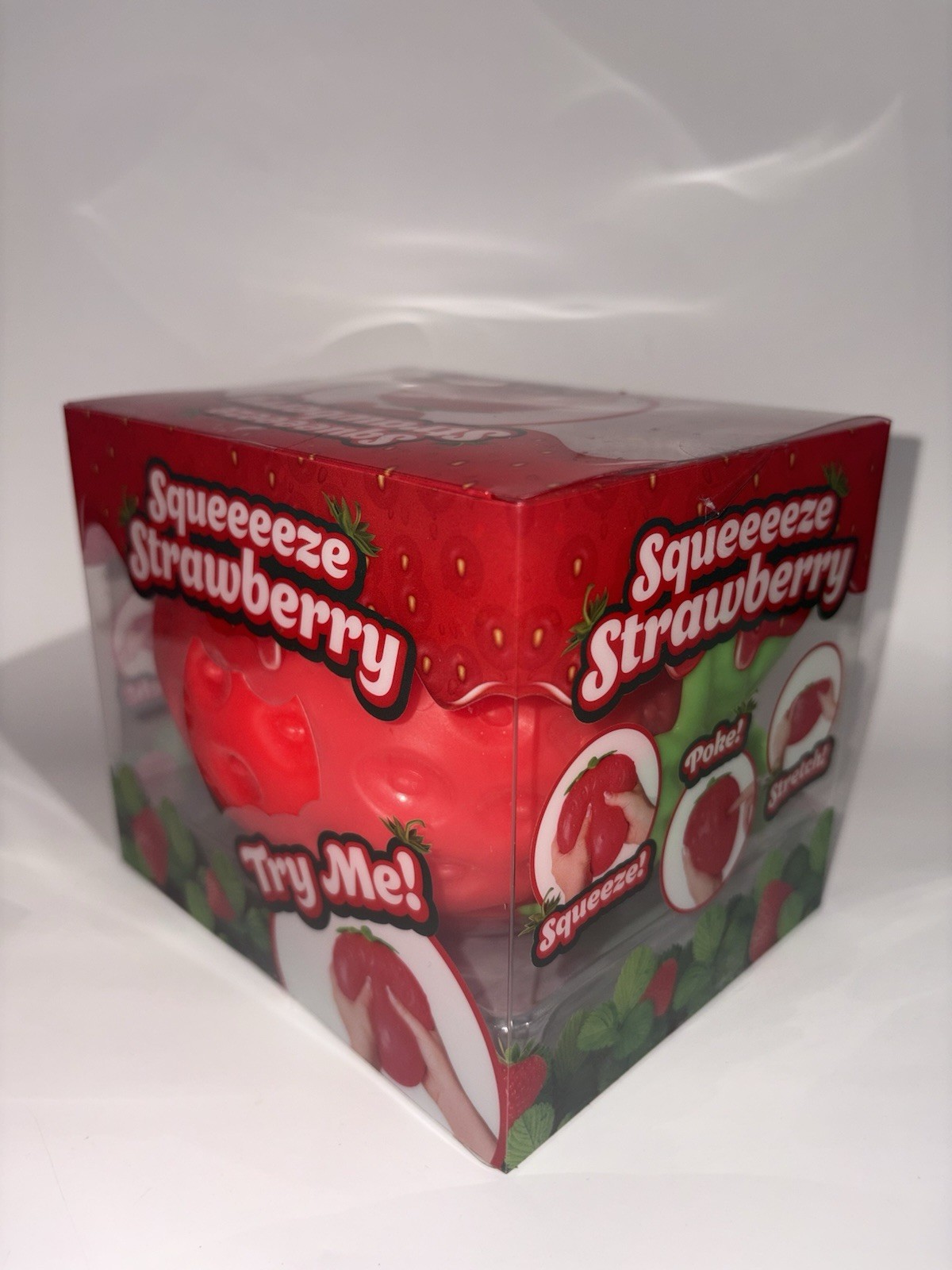 REAL VIRAL TOYMENDOUS Strawberry SunnyDays Squishy Large Stress Relief Toy NEW!