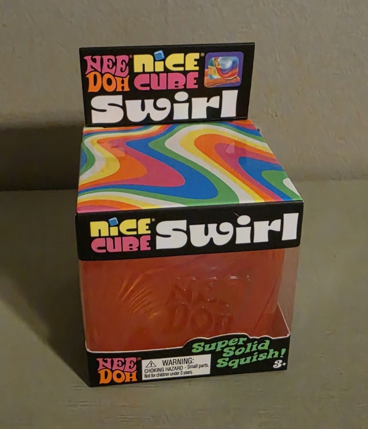 Nee Doh Nice Cube Swirl (orange)