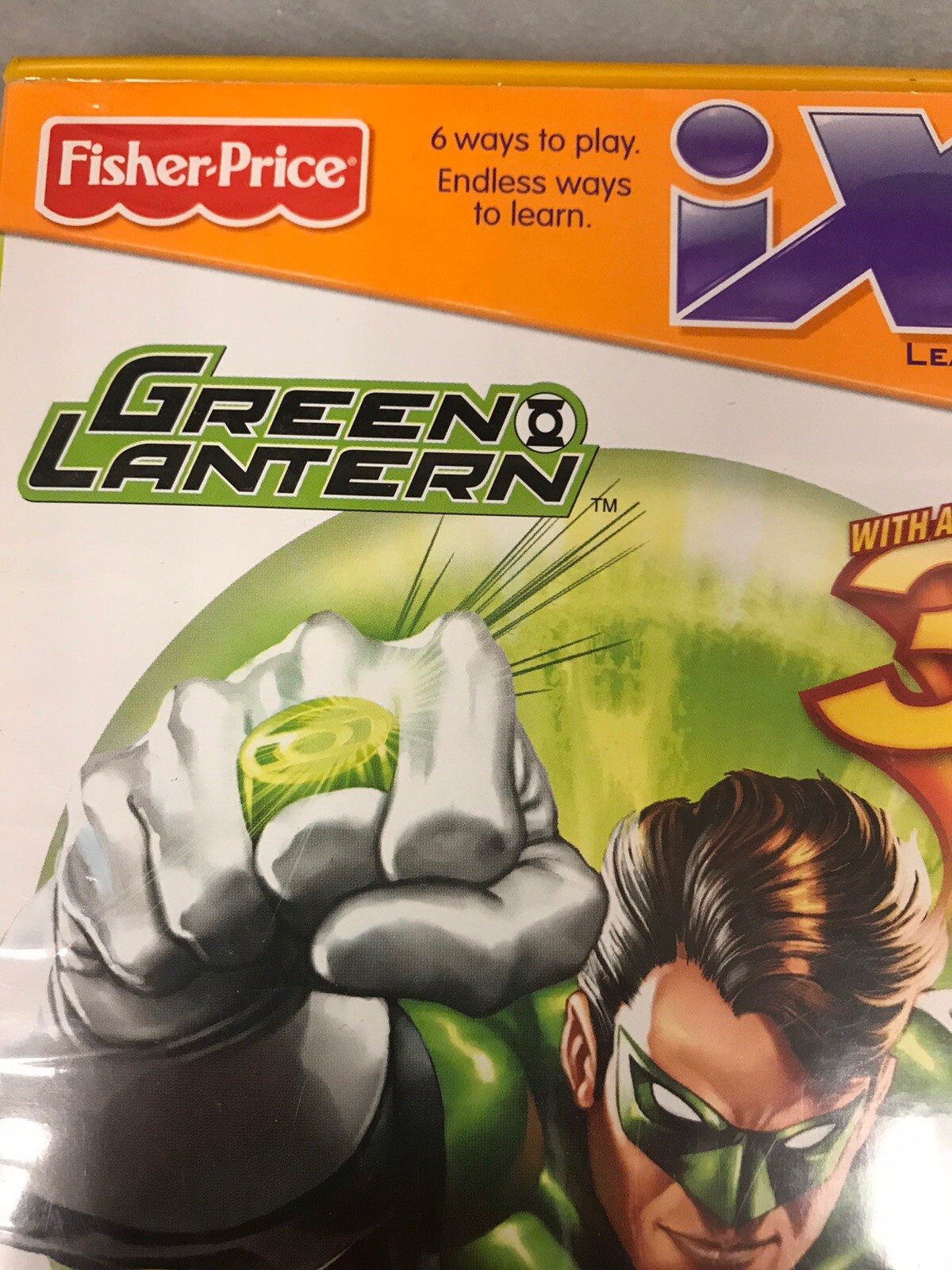 Fisher Price iXL Learning System Green Lantern 3-7yrs 3D Glasses Interactive