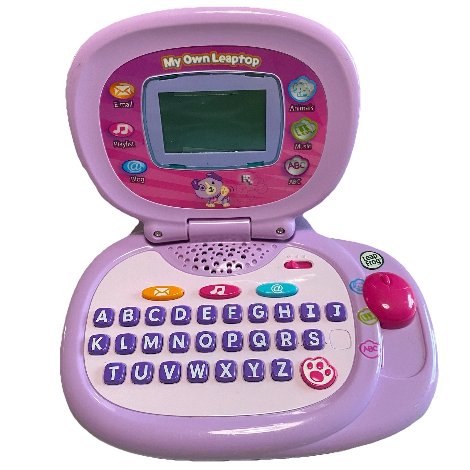 Gently Used Leap Frog My Own Leaptop Laptop Purple Pink Works Tested