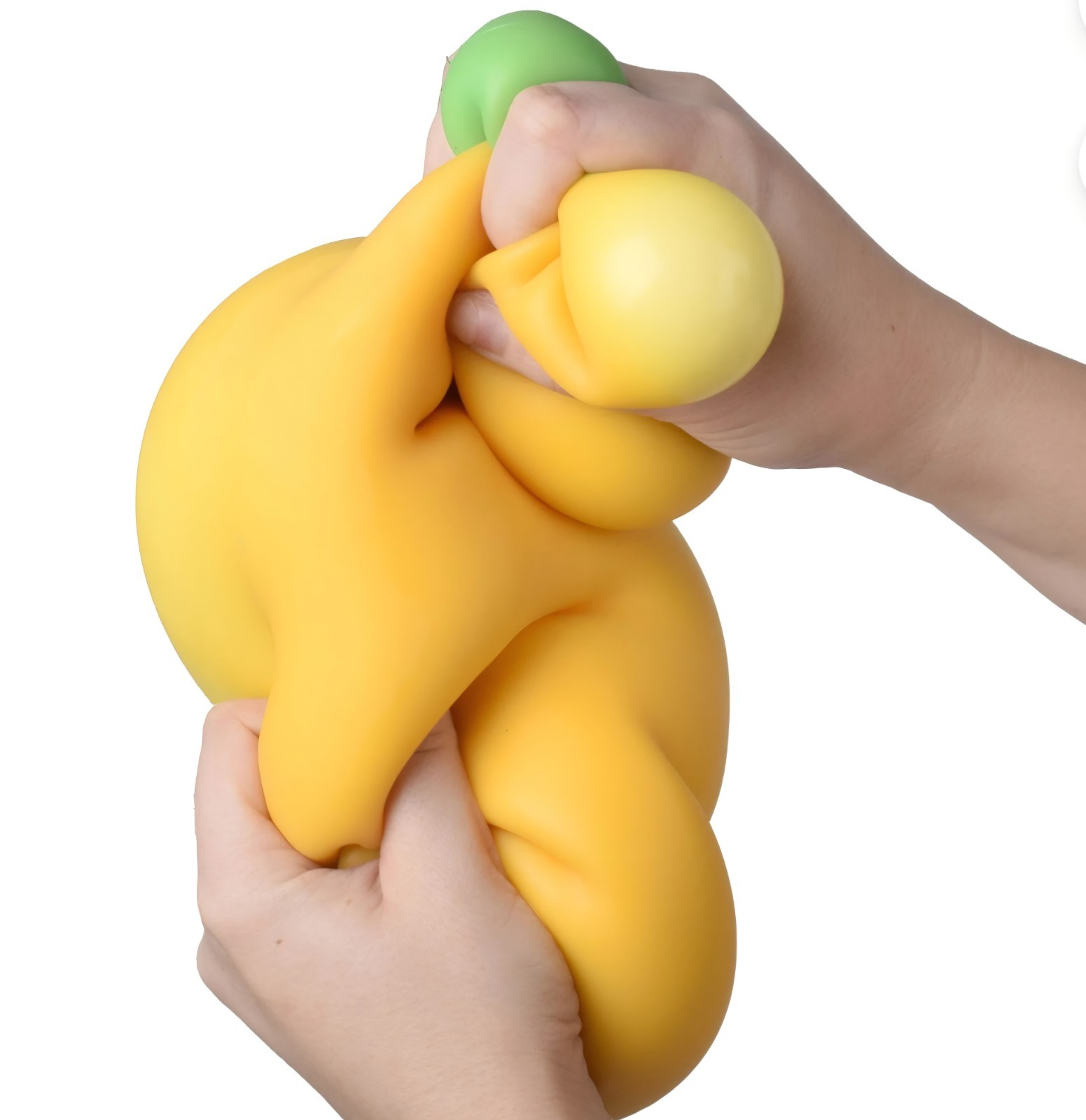 Jumbo Squishy Banana Laffy Snacks by Sunny Days Viral XL Yellow Fruit Squeezie