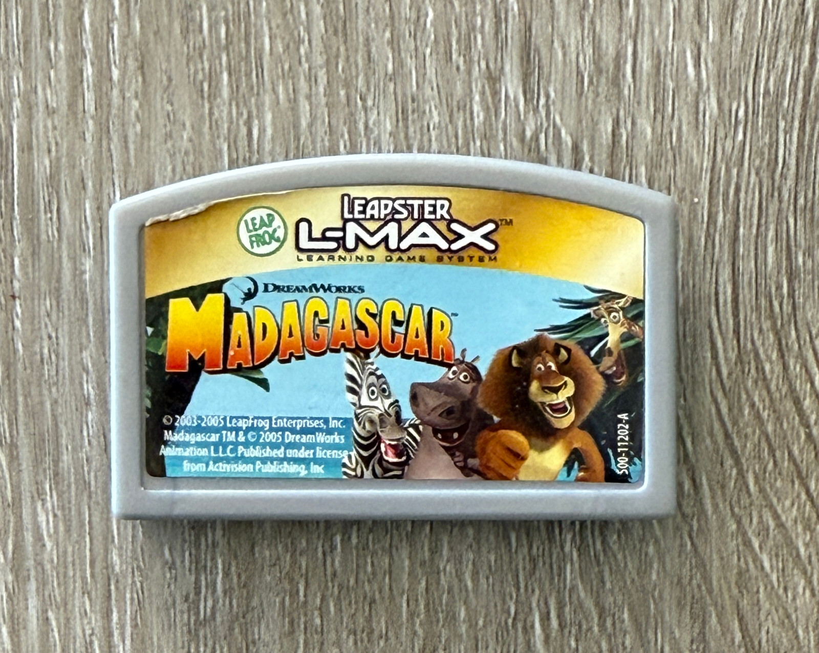 LeapFrog Leapster L-Max Madagascar Game Cartridge (1st to 2nd Grade) Leap Frog