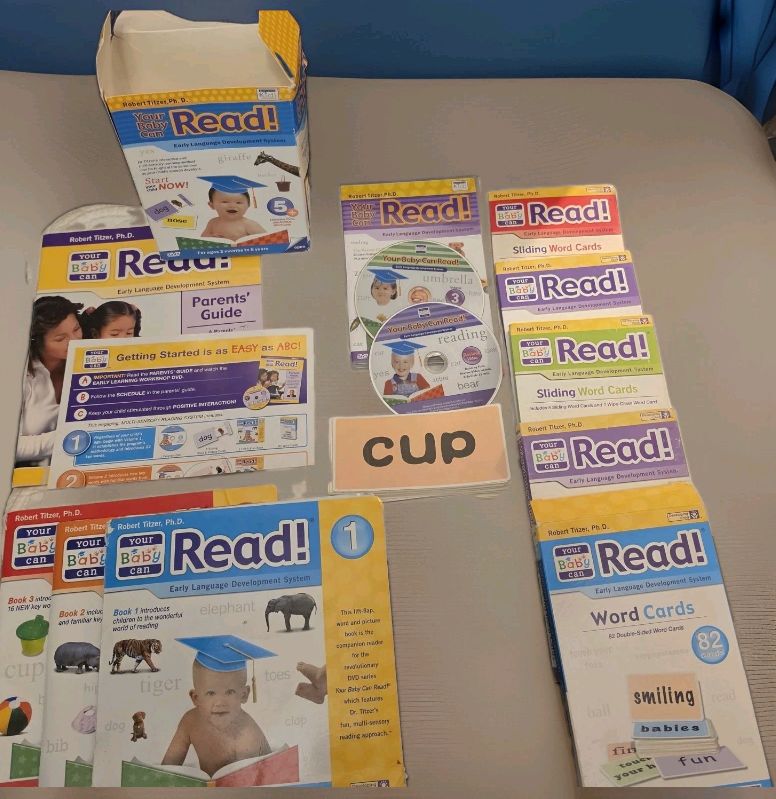 Your Baby Can Read Early Language Development Series DVDs And Word Cards