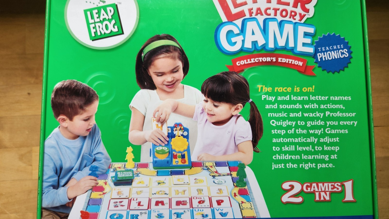 Leapfrog Letter Factory Game 2 in 1 Phonics Colors Counting 3+ Years Works