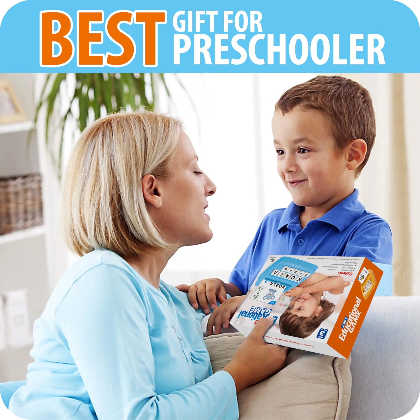Yolscue Educational Flashcard Spelling and Math Game for Kids 3 to 7 Years